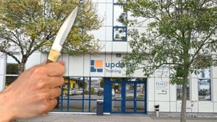 Krone KREATIV/Imre Antal, Jürgen Pachner Zu der gefährlichen Messerattacke kam es am Standort in der Shuttleworthstraße 14 in ...