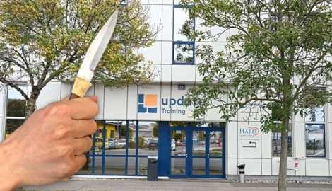 Zu der gefährlichen Messerattacke kam es am Standort in der Shuttleworthstraße 14 in ...