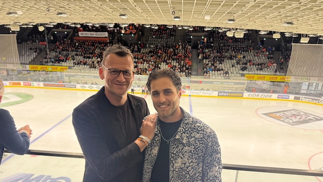 Zündel verfolgte das 99ers-Spiel gegen Mailand in Graz von der Tribüne. Ab Donnerstag trainiert ...