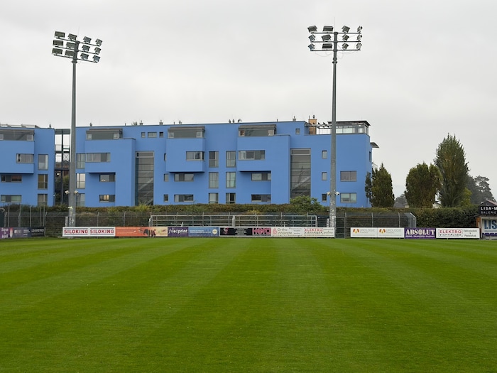 Der Gästesektor im Austria Salzburg-Stadion.