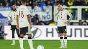 Fassungslose Gesichter in den Reihen der ManUnited-Kicker