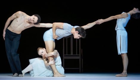 Elegante Tanzrevolution: Alessandro Frola, Olga Esina, António Casalinho, Ioanna Avraam (v. li.)