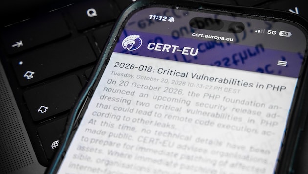 Am Mittwoch hatte unter anderem das Computer Emergency Response Team des Bundes (CERT) vor der ...