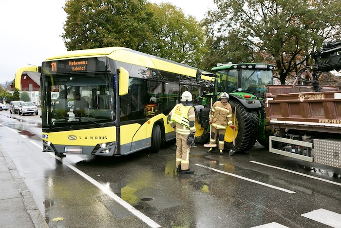 Die Straße musste für zwei Stunden gesperrt werden.