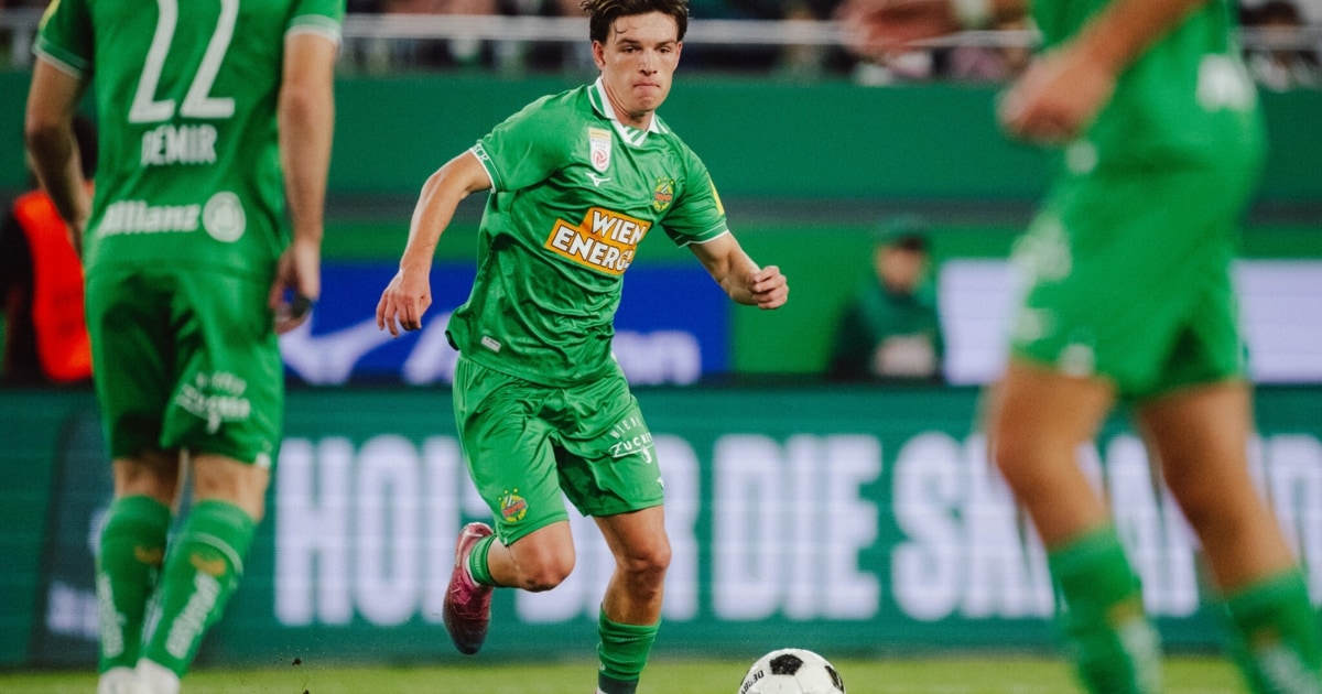 A Rapid középpályása, Nicolas Bajlicz elnyerte az U21-es szövetségi edző bizalmát