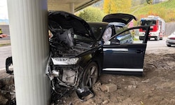 Beim Aufprall löste der automatische Notruf aus.