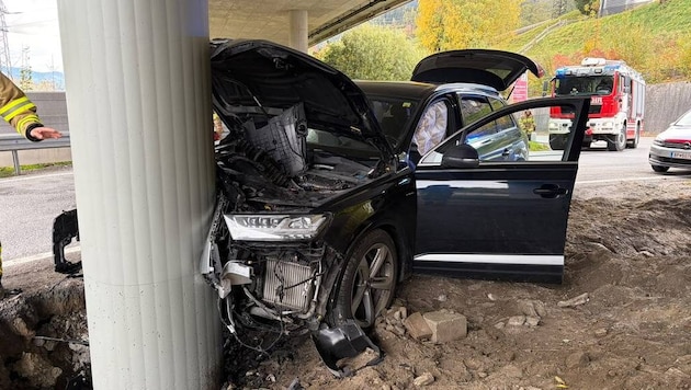 Beim Aufprall löste der automatische Notruf aus