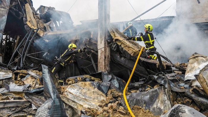 Auswirkungen der Raketenangriffe auf die ukrainische Hauptstadt