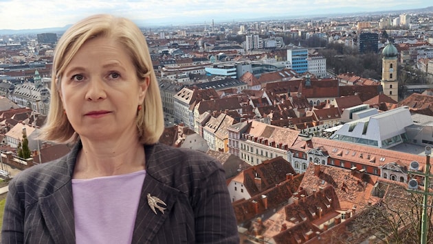 Judith Schwentner ist besorgt um den Schutz der Grazer Altstadt.