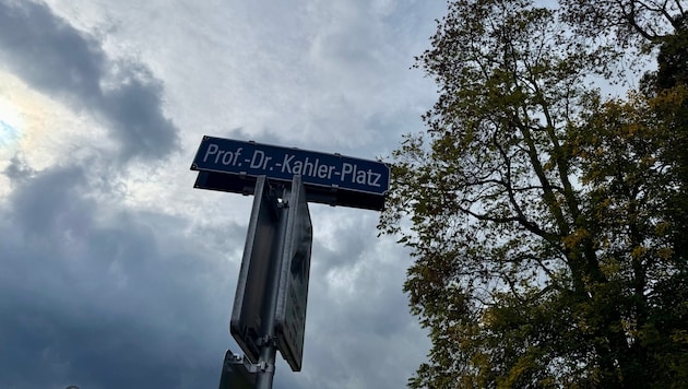 Der Klagenfurter Prof.-Dr.-Kahler-Platz