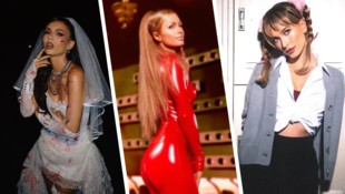 Ob Zombie-Braut oder Britney-Double – diese Stars sorgten zu Halloween in den letzten Jahren für ...