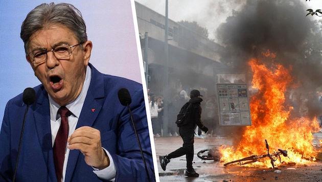 Scharfzüngig und provokant: Der französische Linken-Chef Jean-Luc Mélenchon spricht bereits von ...