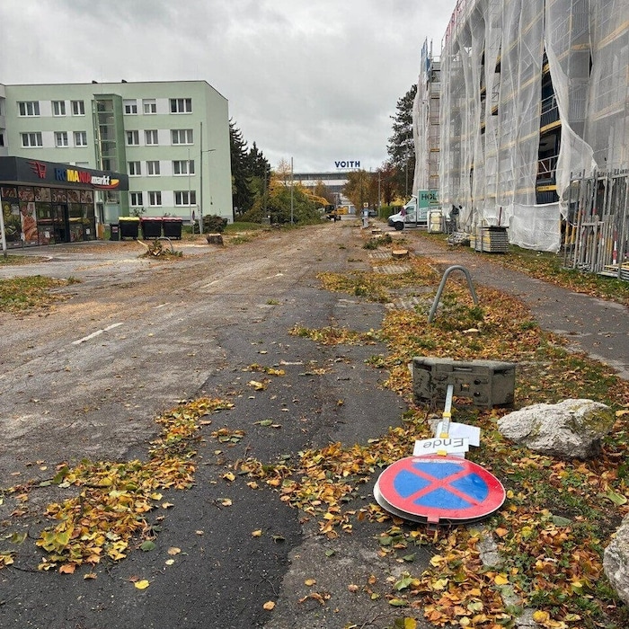 26 Bäume wurden in der Heidenheimer Straße am Donnerstag gefällt.