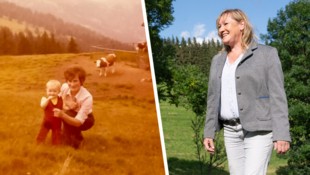 Renate Götschl erzählt in ihrem neuen Buch über das Leben am Götschlhof in St. Georgen. Links: ...