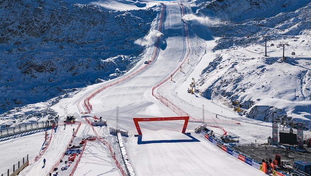 Auch am Sonntag hofft man in Sölden auf Kaiserwetter.