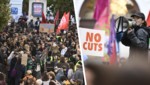 Rund 50.000 Menschen legten am Donnerstag den Verkehr in der Innenstadt teilweise lahm.
