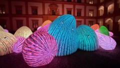 „Whispering Mountains“ – eine der Installationen, die bei Klanglicht in Schloss Eggenberg zu ...