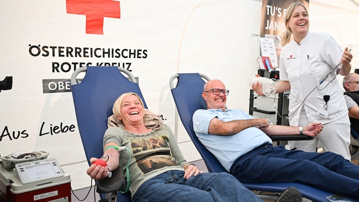 Die Blutspendeaktion des OÖ Roten Kreuz war ein voller Erfolg.