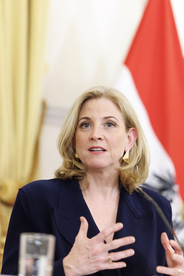 Außenministerin Meinl-Reisinger.