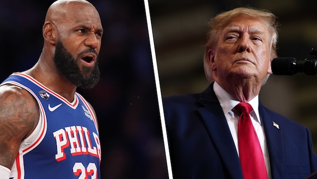 LeBron James und Donald Trump