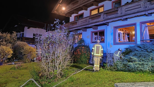 Die Feuerwehr musste die Räume nur noch durchlüften.