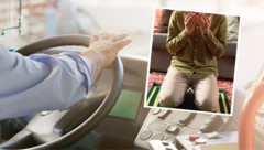 Beten im Bus statt daheim? Ein Öffi-Lenker in St. Pölten griff zum Teppich.