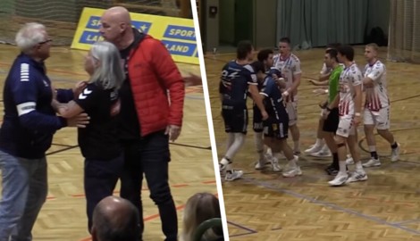 Hitzige Szenen im Handball-Hit