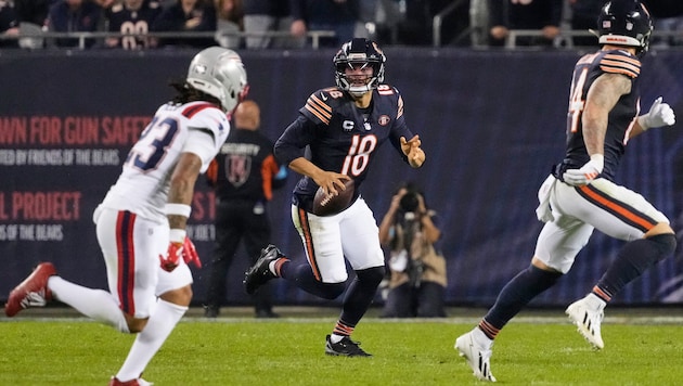 Chicago gewinnt gegen New England.