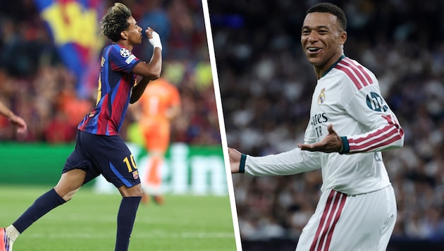 Lamine Yamal oder Kylian Mbappe – wer jubelt im Clasico?