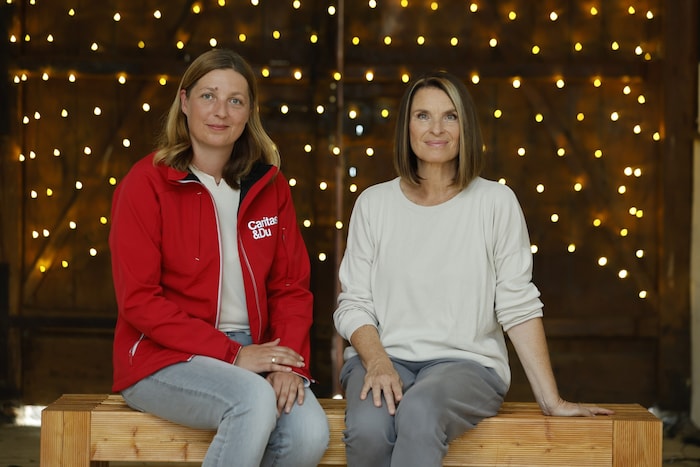 Caritas-Präsidention Nora Tödtling-Musenbichler (links) und Barbara Stöckl wollen auch heuer ...