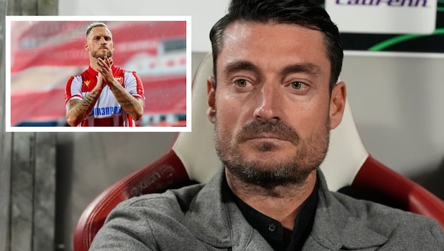 Albert Riera (rechts) hat Marko Arnautovic im Europacup auf der Bank schmoren lassen.