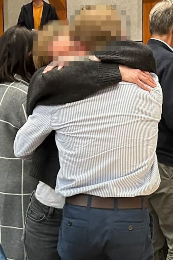 There was immense relief for the defendant and his family.