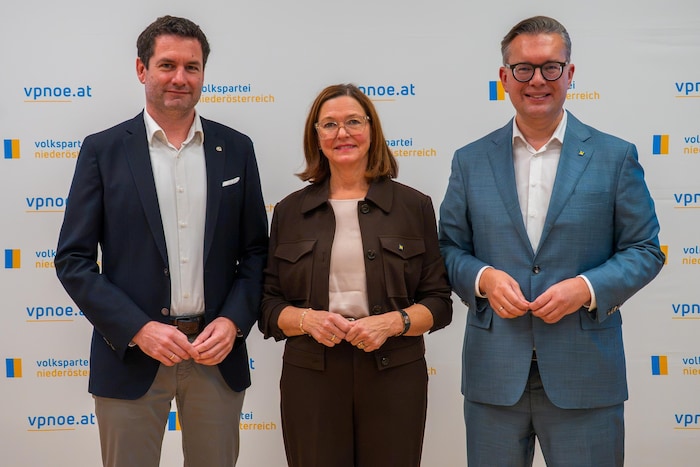 „Niederösterreich wird Kinderösterreich“, sagen Zauner, Schmidl und Berl (v. re.).