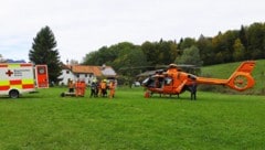 Der Forstarbeiter wurde vom Rettungshubschrauber „Christoph 14“ ins Krankenhaus geflogen.