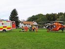 Der Forstarbeiter wurde vom Rettungshubschrauber „Christoph 14“ ins Krankenhaus geflogen.