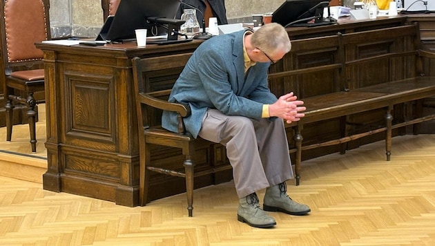 Günther Paal, alias „Gunkl“, im Strafprozess am Donnerstag.