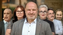 Peter Binder (Mitte) wird neuer Klubchef, Sabine Engleitner neue dritte Landtagspräsidentin. ...