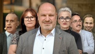 Peter Binder (Mitte) wird neuer Klubchef, Sabine Engleitner neue dritte Landtagspräsidentin. ...