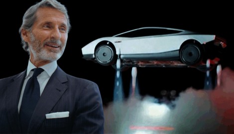 Lamborghini-Chef Stephan Winkelmann und Teslas „Düsen-Lambo“, der Roadster.