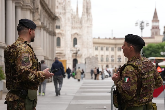 Nach den Krawallen vom vergangenen Wochenende rüsten sich Mailand und andere italienische Städte ...