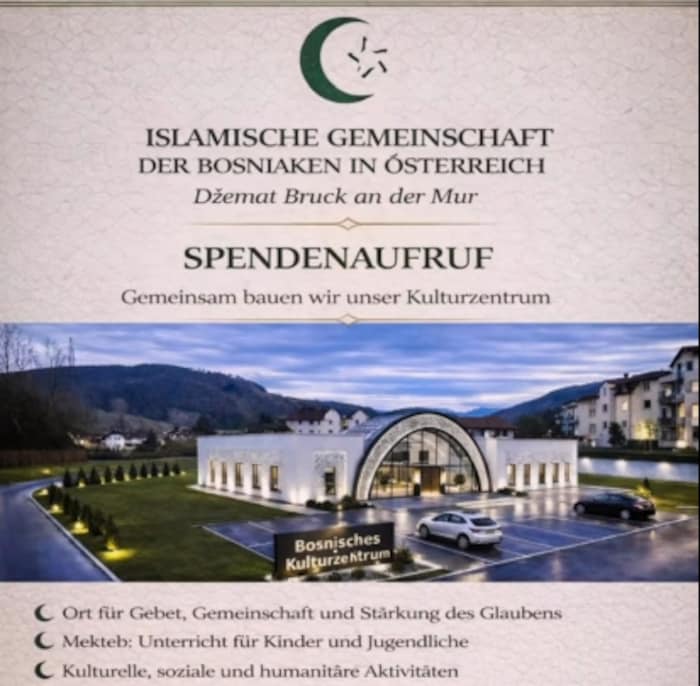 Der Spendenaufruf im Internet..