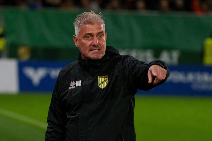 Lustenau-Trainer Markus Mader sieht die Rapidler als stärkste Mannschaft der Liga.