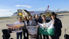 Flugbegeisterte reisten sogar aus Deutschland an, um den historischen Moment zu erleben.