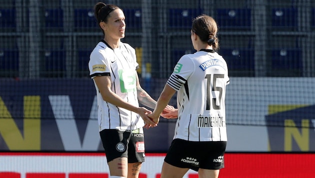 Die Sturm-Frauen behalten nach dem Sieg gegen den LASK die Tabellenführung.
