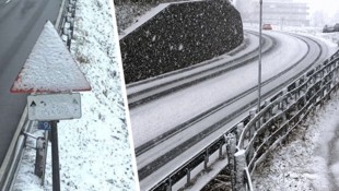 Auf der Pass-Thurn-Straße im Bezirk Kitzbühel (rechts) und auf der Arlbergstraße im Oberland ...