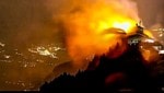 Das historische Kehlsteinhaus in Berchtesgaden stand in Vollbrand.