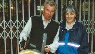Das Ehepaar. Franz Reitzer starb in den Armen seiner Frau.