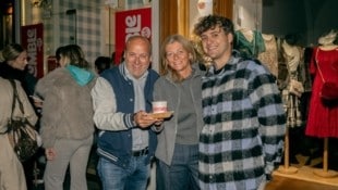 Familie Blochberger: Papa Georg, Mama Andrea und Sohn Fabian.