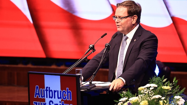 „Aufbruch zur Spitze“ – das ist das Motto von Tirols FPÖ-Spitzenkandidat Markus Abwerzger.