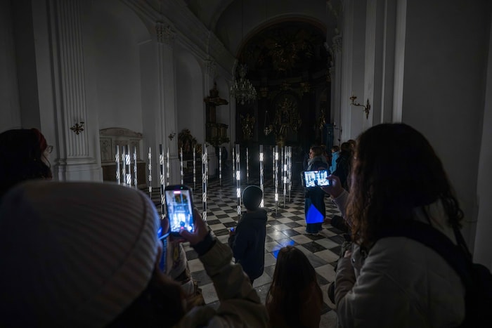 Robin Beekmann in der Schlosskapelle